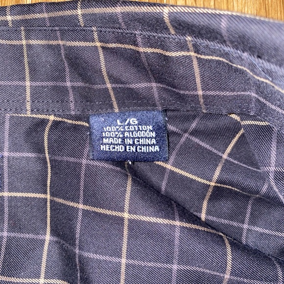 Vintage Hathaway Men’s Plaid Flannel Button Down Shirt - Picture 3 of 4